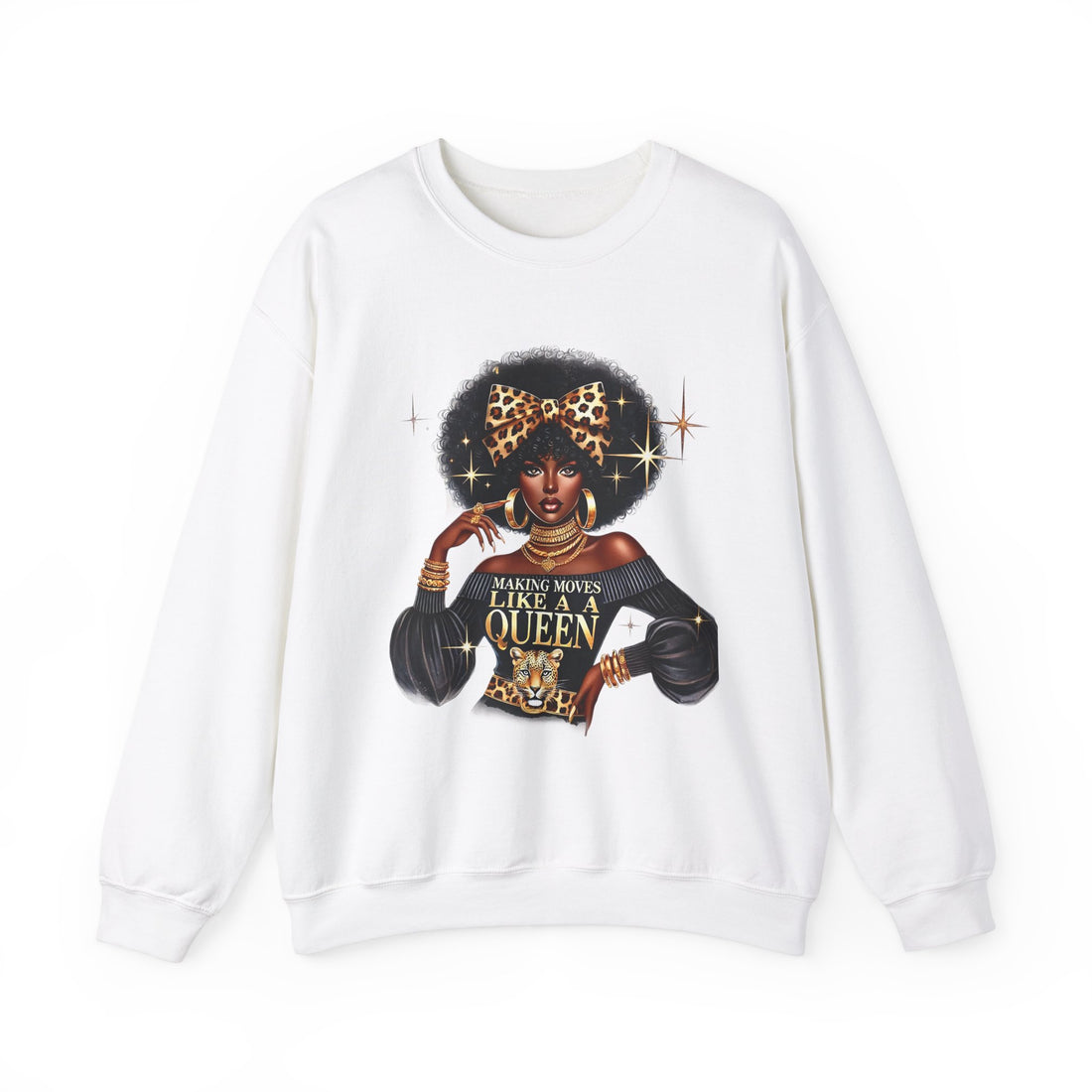 Making Moves Like A Queen Unisex Heavy Blend™ Crewneck Sweatshirt