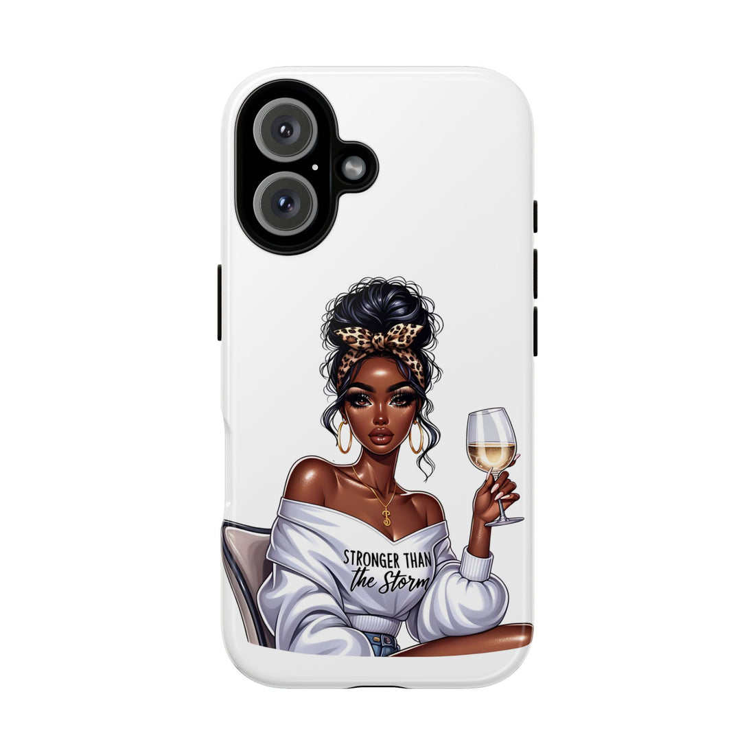 Stronger Than The Storm Phone Case – Chic Strong Woman Design