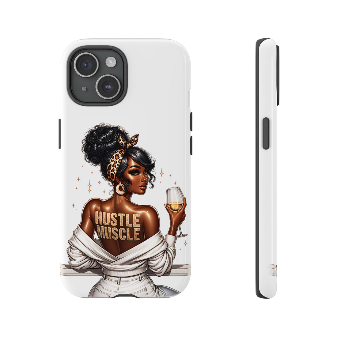 Hustle Muscle Phone Case – Chic Strong Woman Design