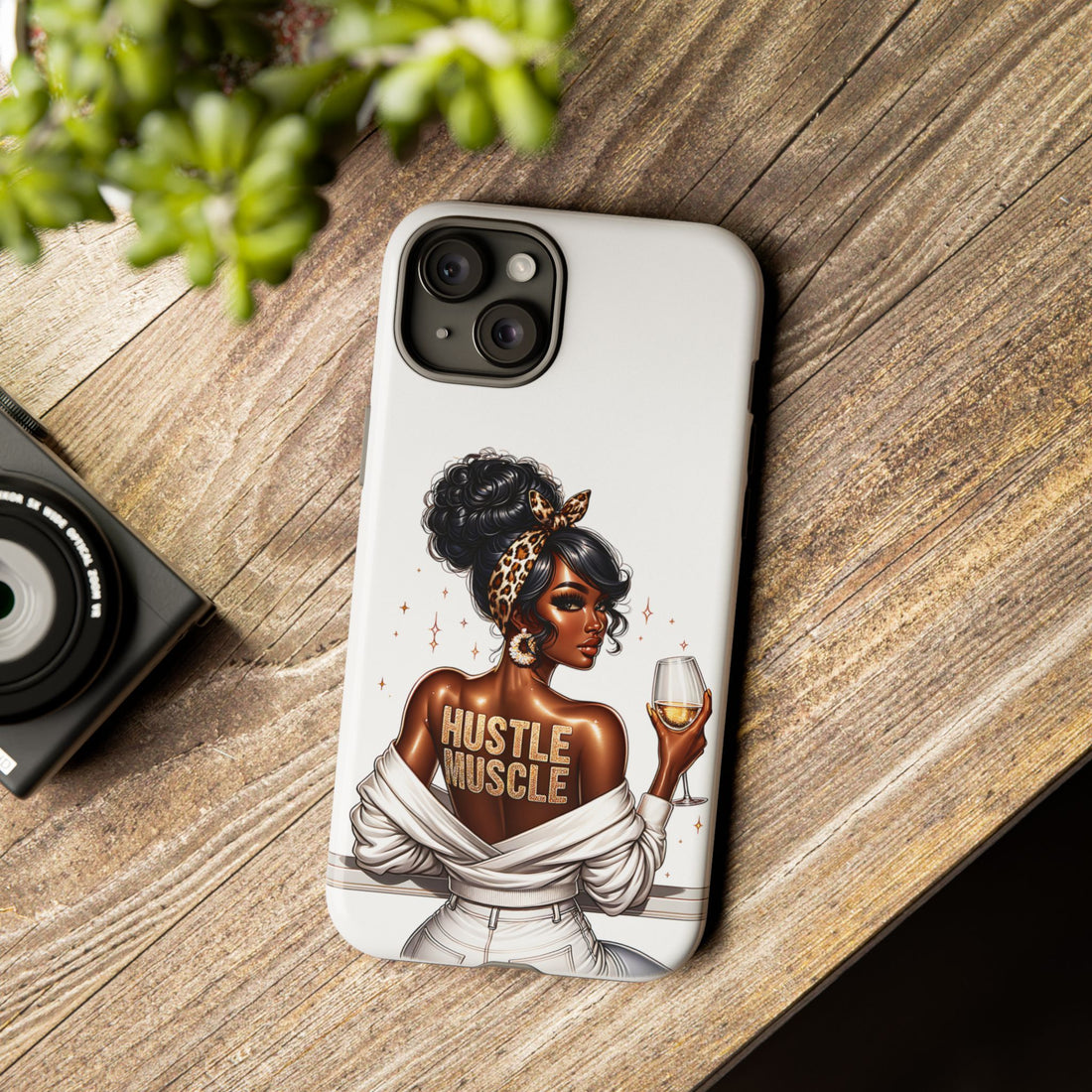 Hustle Muscle Phone Case – Chic Strong Woman Design