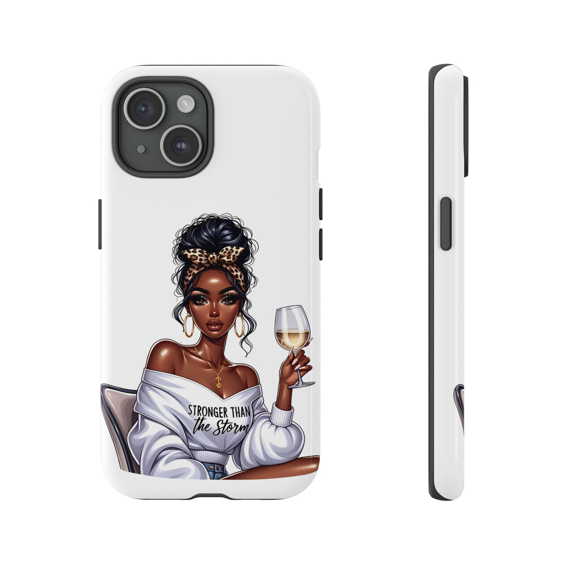 Stronger Than The Storm Phone Case – Chic Strong Woman Design