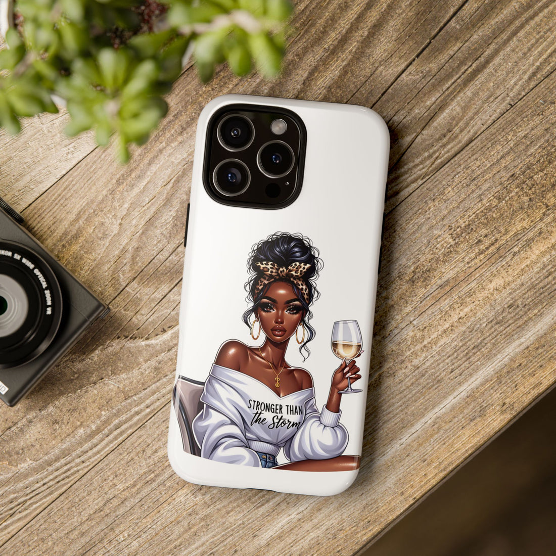 Stronger Than The Storm Phone Case – Chic Strong Woman Design