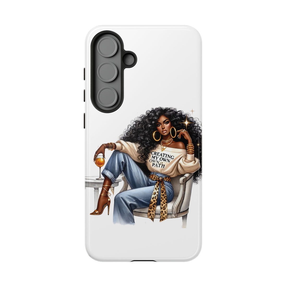 Creating My Own Path Phone Case – Chic Strong Woman Design