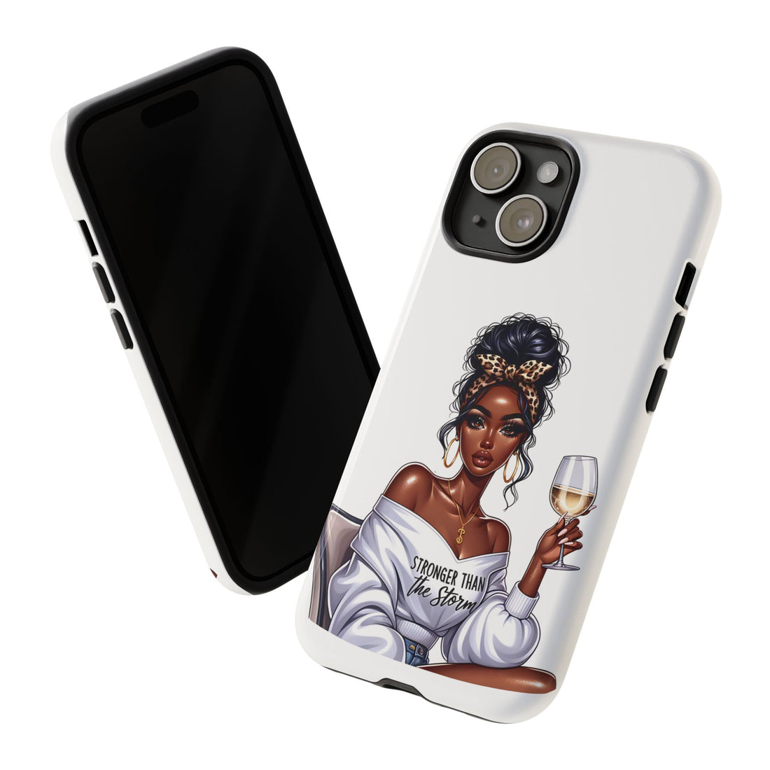 Stronger Than The Storm Phone Case – Chic Strong Woman Design