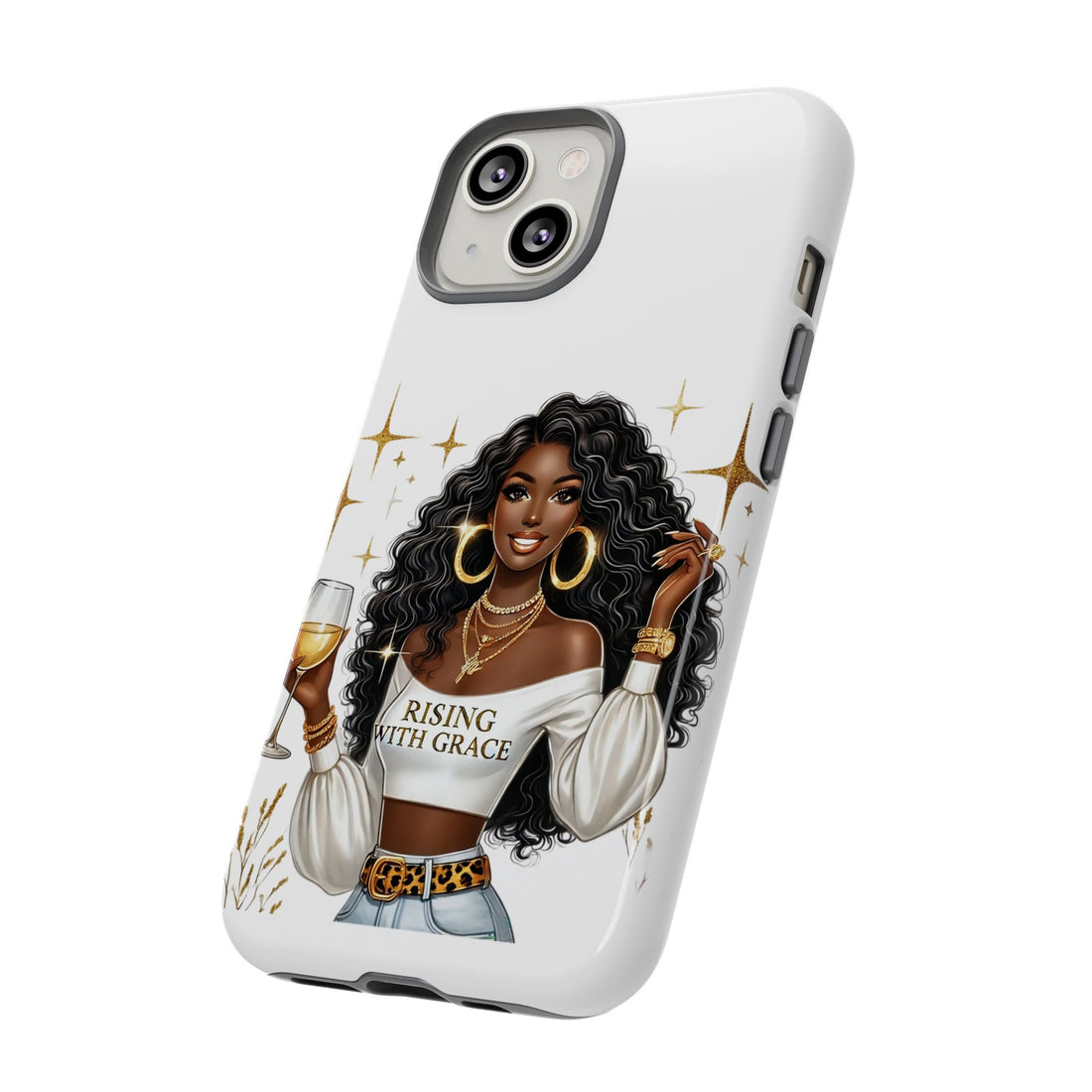 Rising With Grace Phone Case – Chic Strong Woman Design