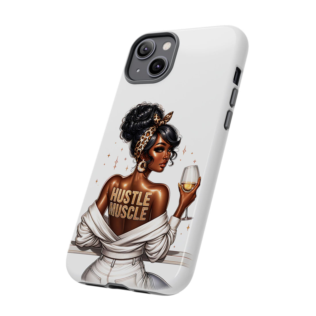 Hustle Muscle Phone Case – Chic Strong Woman Design