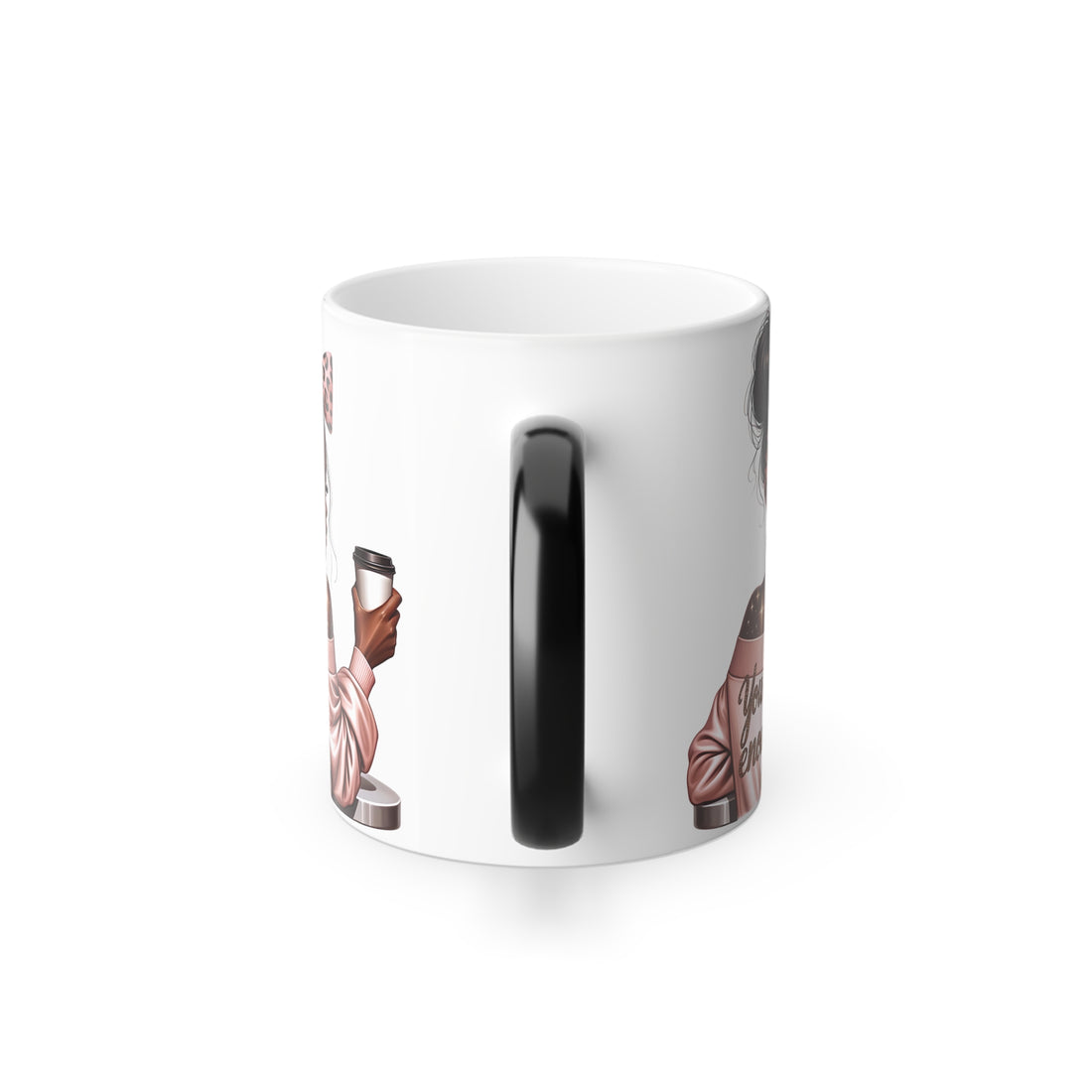 You Are Enough Elegant Color Morphing Mug