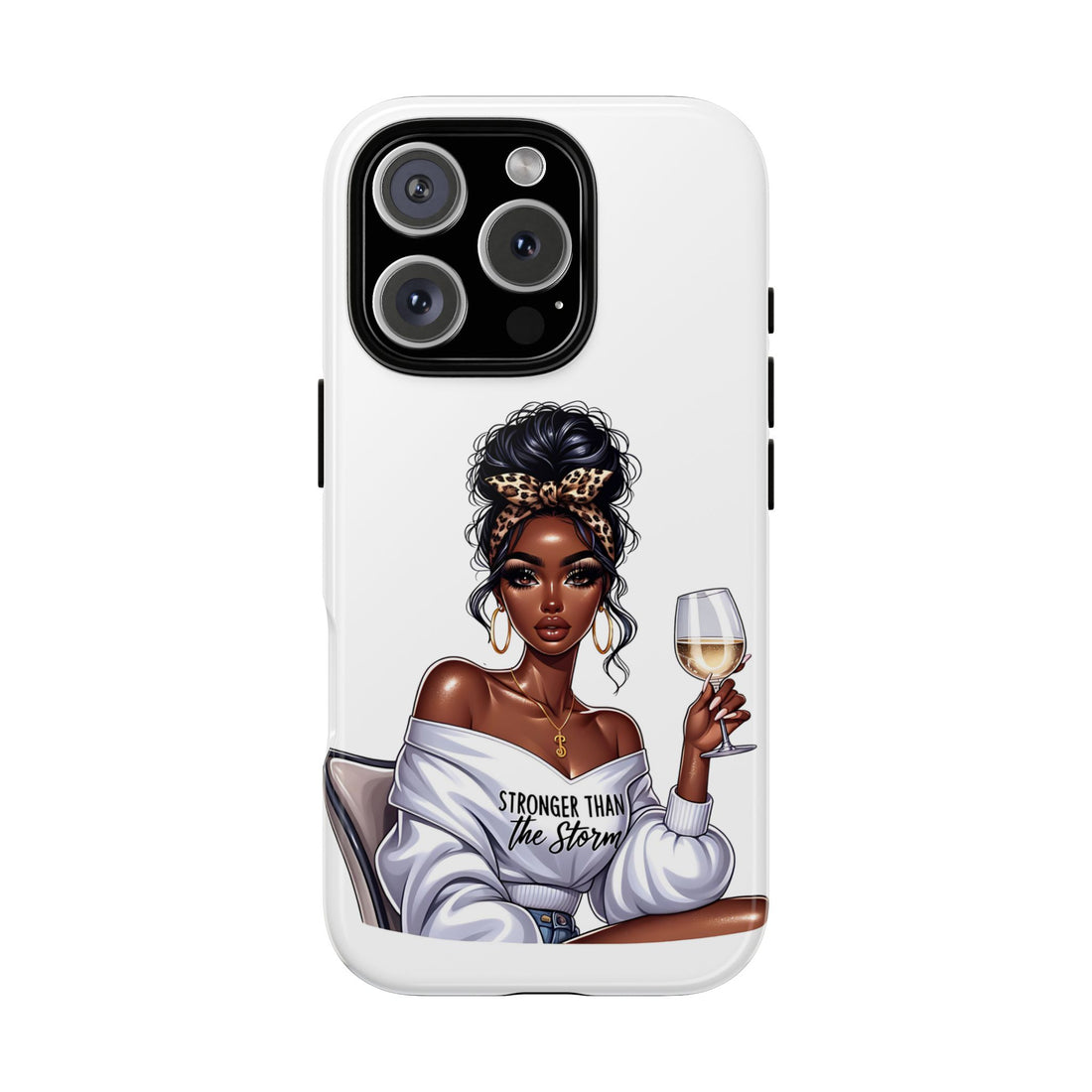 Stronger Than The Storm Phone Case – Chic Strong Woman Design