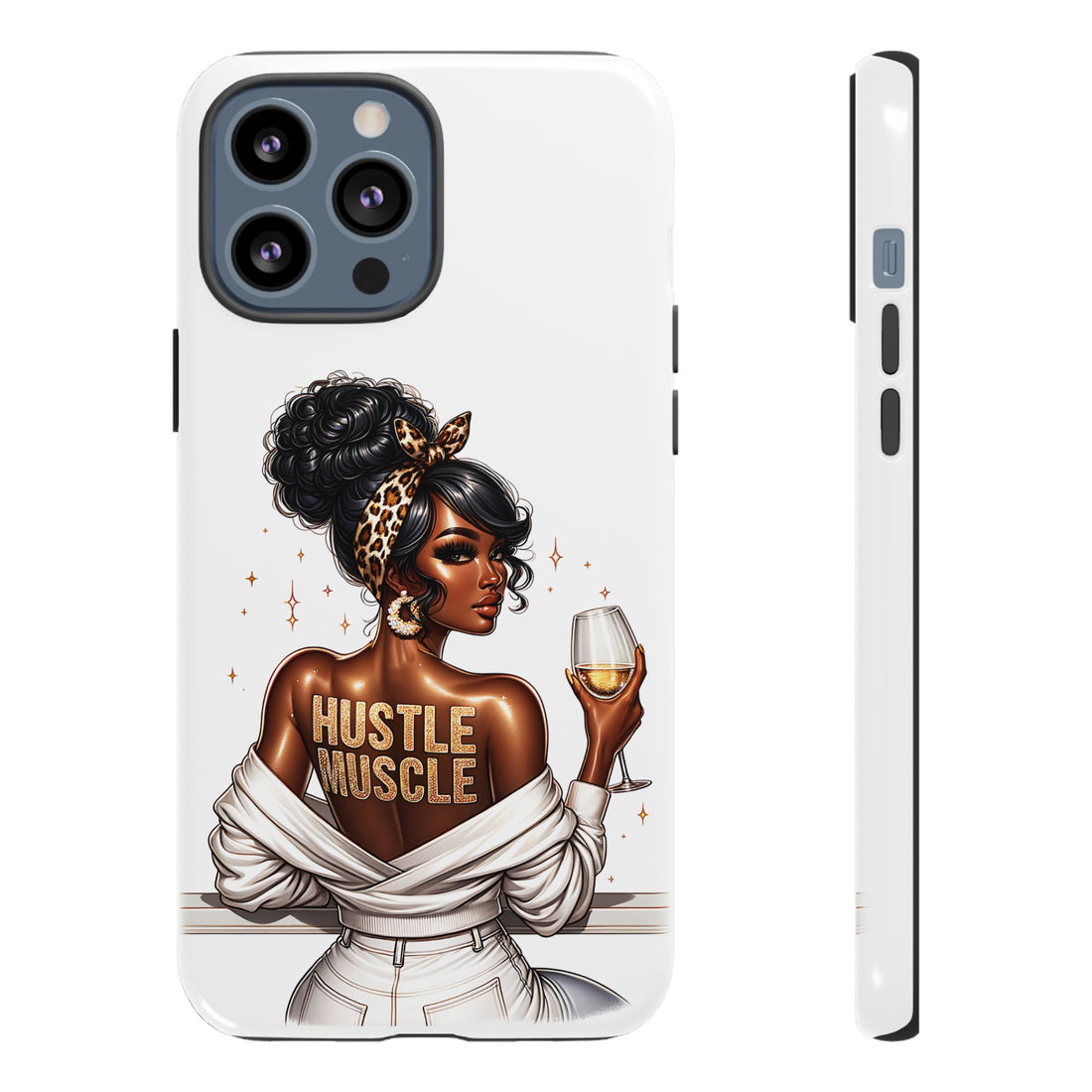 Hustle Muscle Phone Case – Chic Strong Woman Design