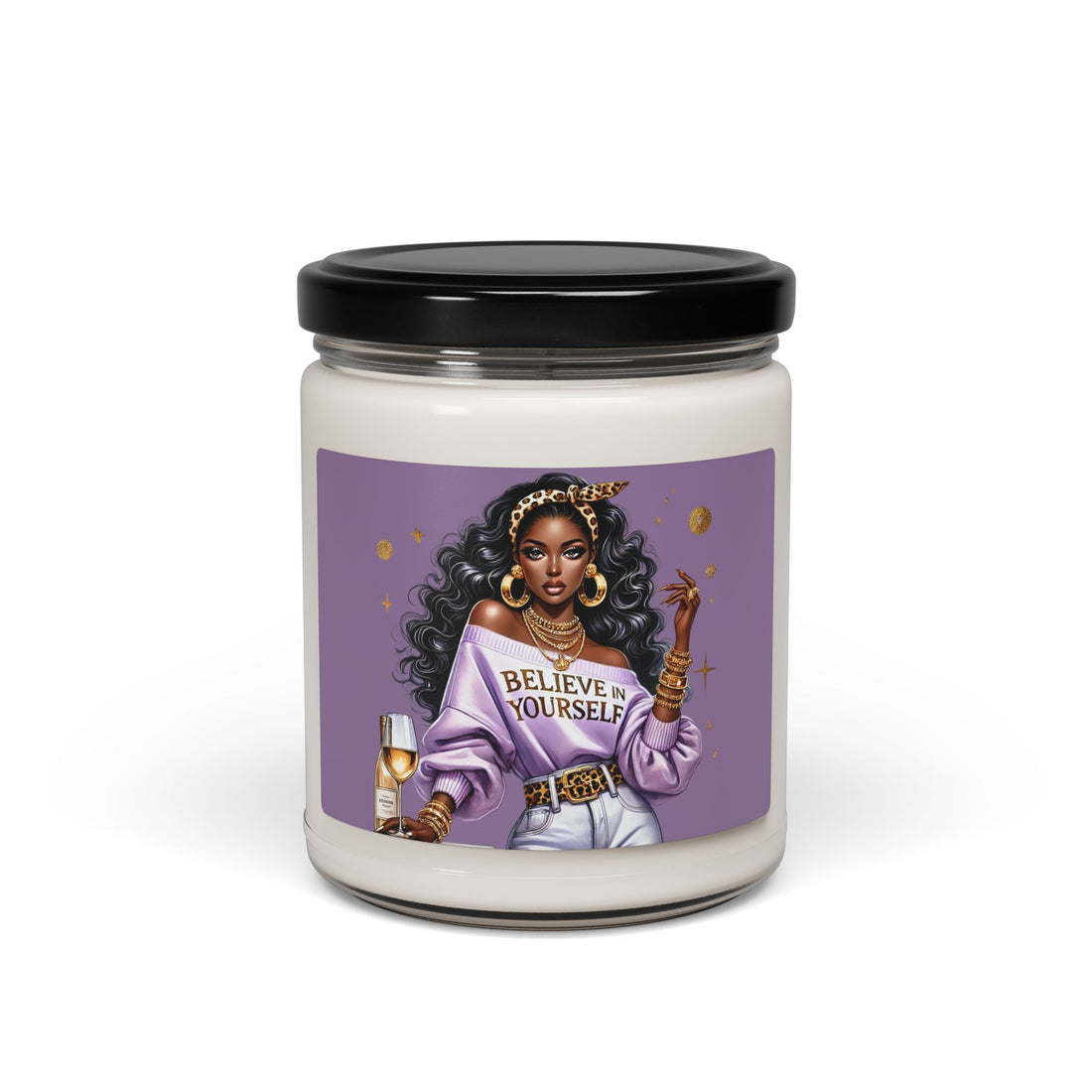 Believe In Yourself Scented Soy Candle - 9oz | Relaxing Aroma for Empowerment & Self-Care