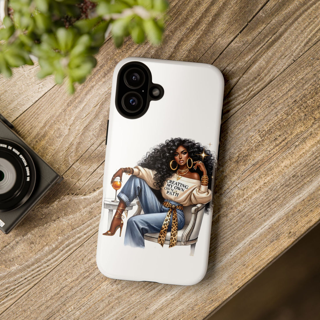 Creating My Own Path Phone Case – Chic Strong Woman Design