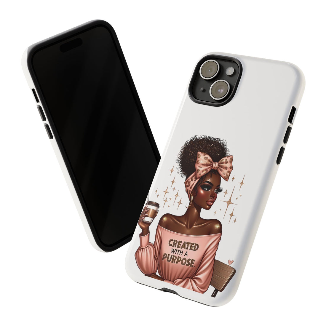 Created With A Purpose Phone Case – Chic Strong Woman Design