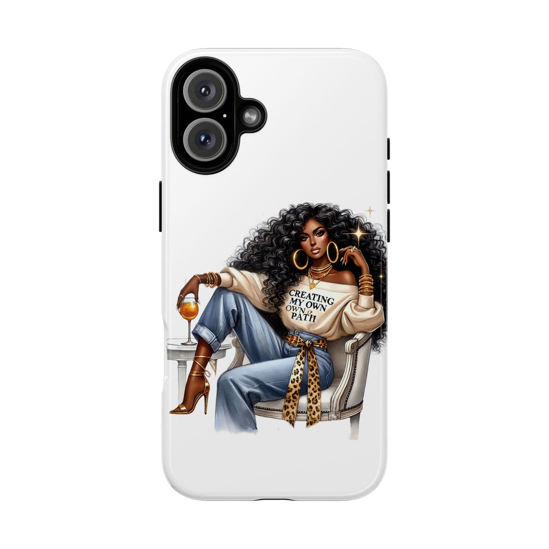 Creating My Own Path Phone Case – Chic Strong Woman Design