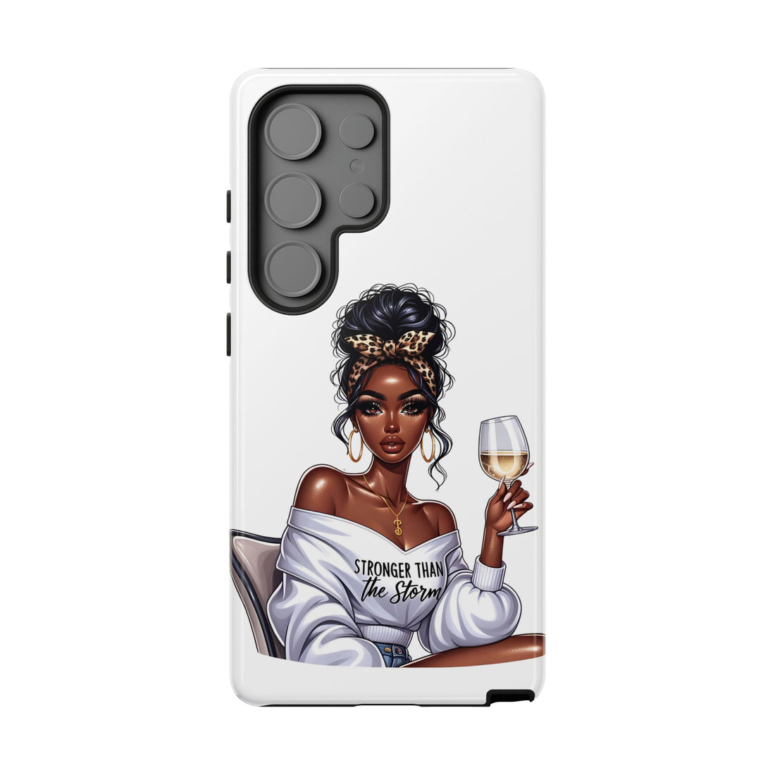 Stronger Than The Storm Phone Case – Chic Strong Woman Design