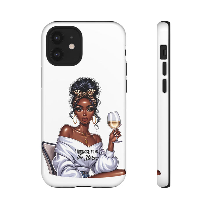 Stronger Than The Storm Phone Case – Chic Strong Woman Design