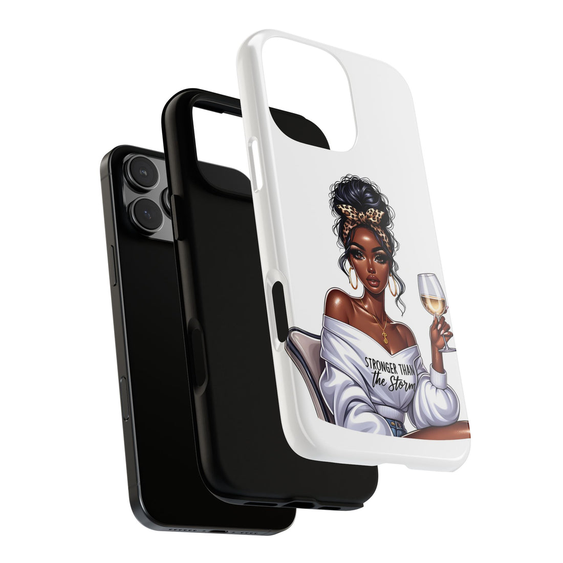 Stronger Than The Storm Phone Case – Chic Strong Woman Design