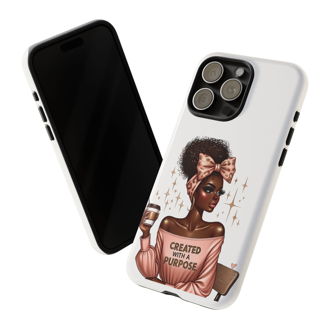 Created With A Purpose Phone Case – Chic Strong Woman Design