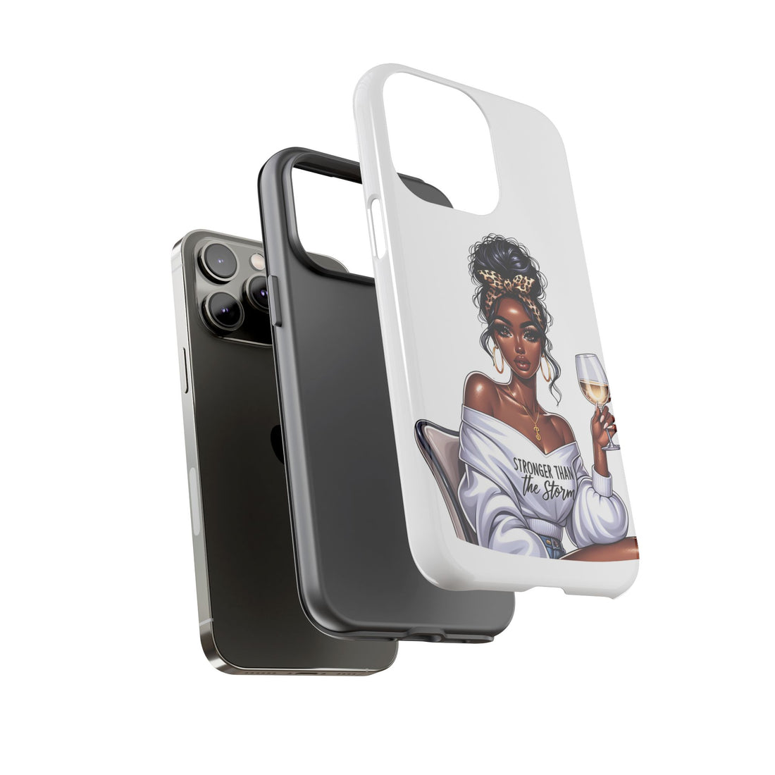 Stronger Than The Storm Phone Case – Chic Strong Woman Design