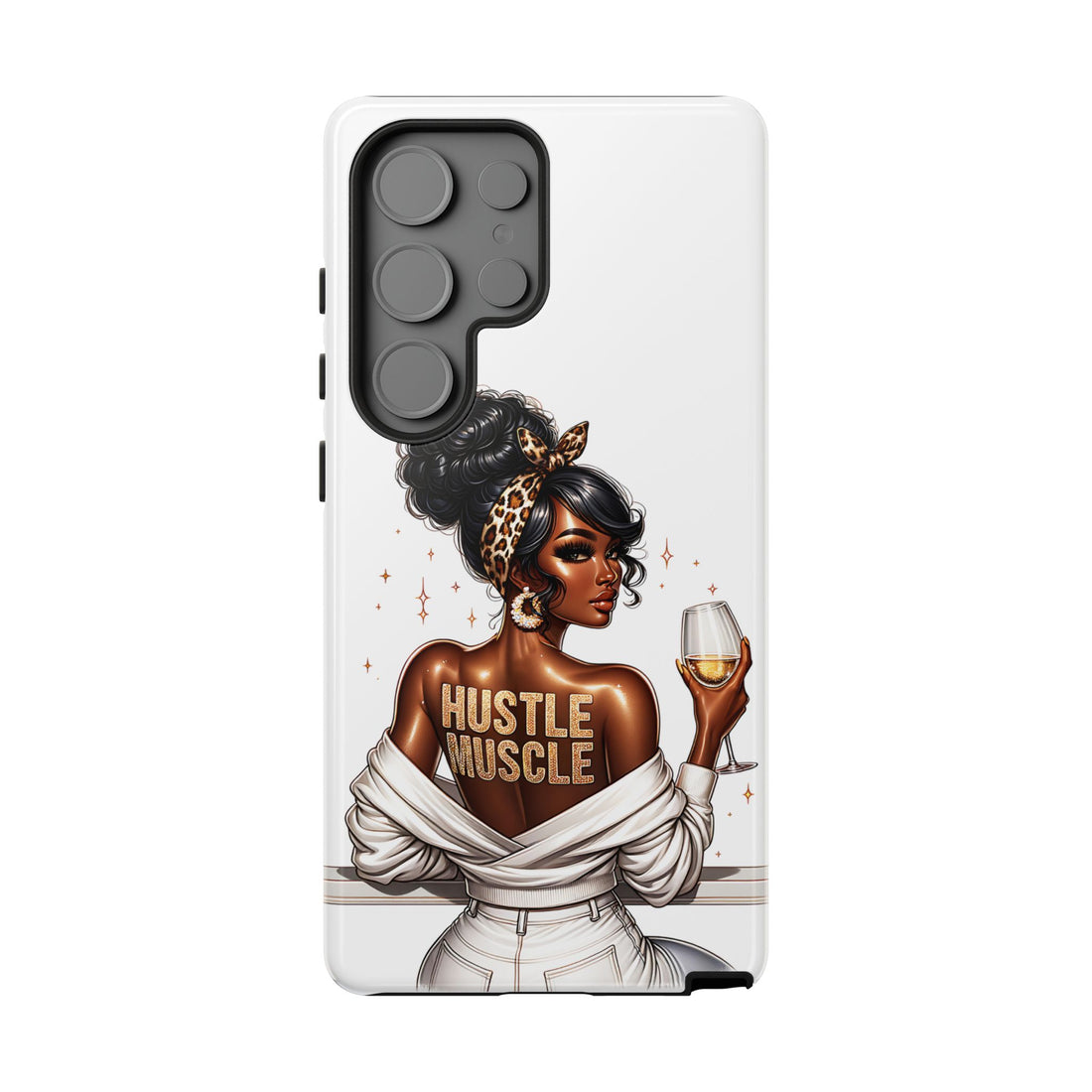 Hustle Muscle Phone Case – Chic Strong Woman Design