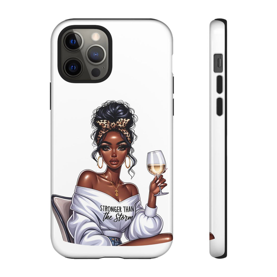 Stronger Than The Storm Phone Case – Chic Strong Woman Design