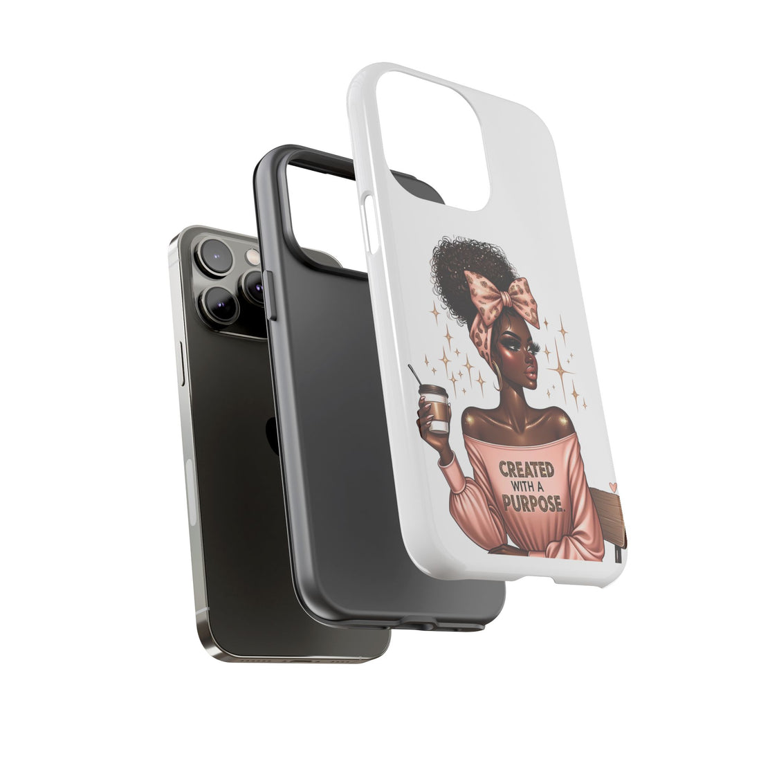 Created With A Purpose Phone Case – Chic Strong Woman Design