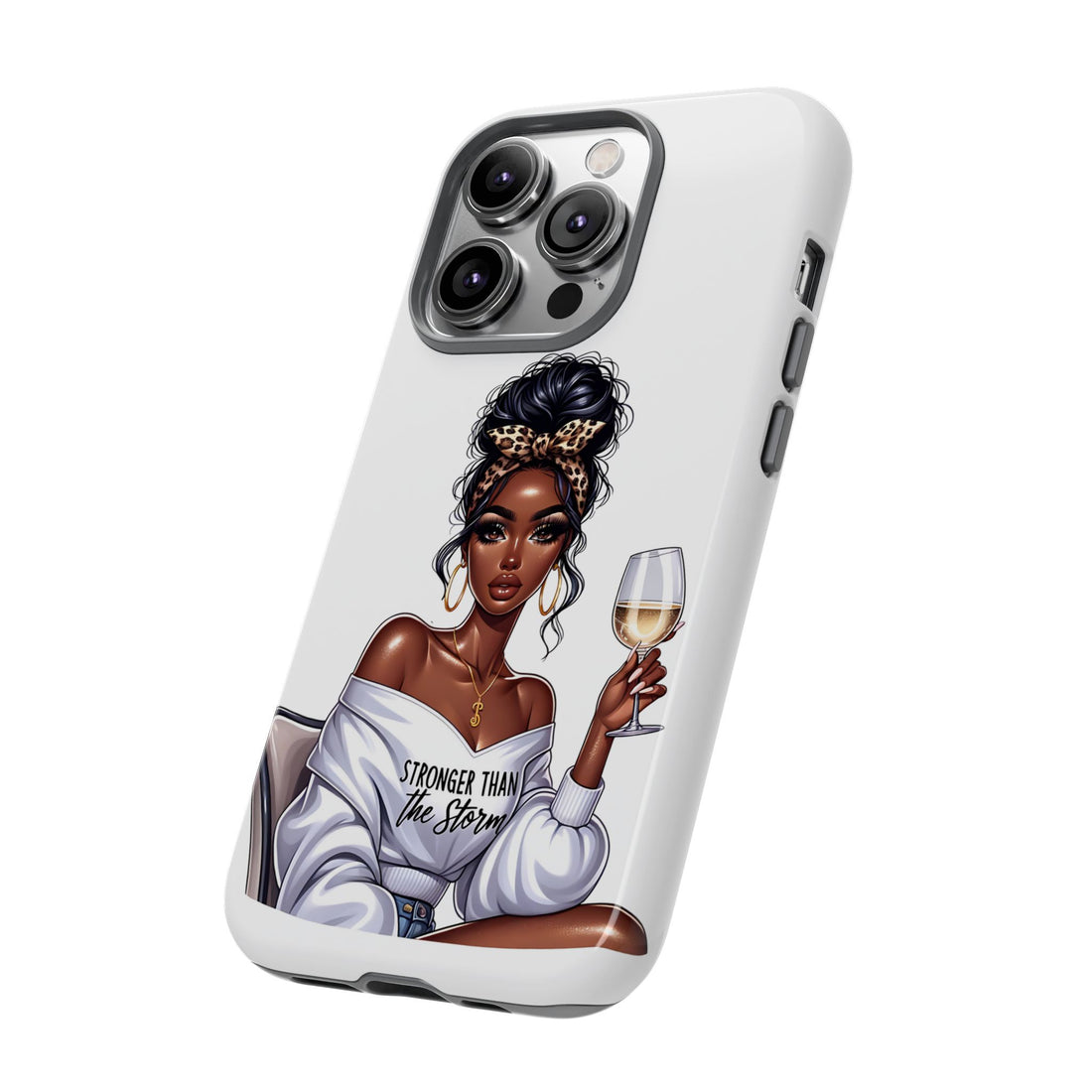 Stronger Than The Storm Phone Case – Chic Strong Woman Design