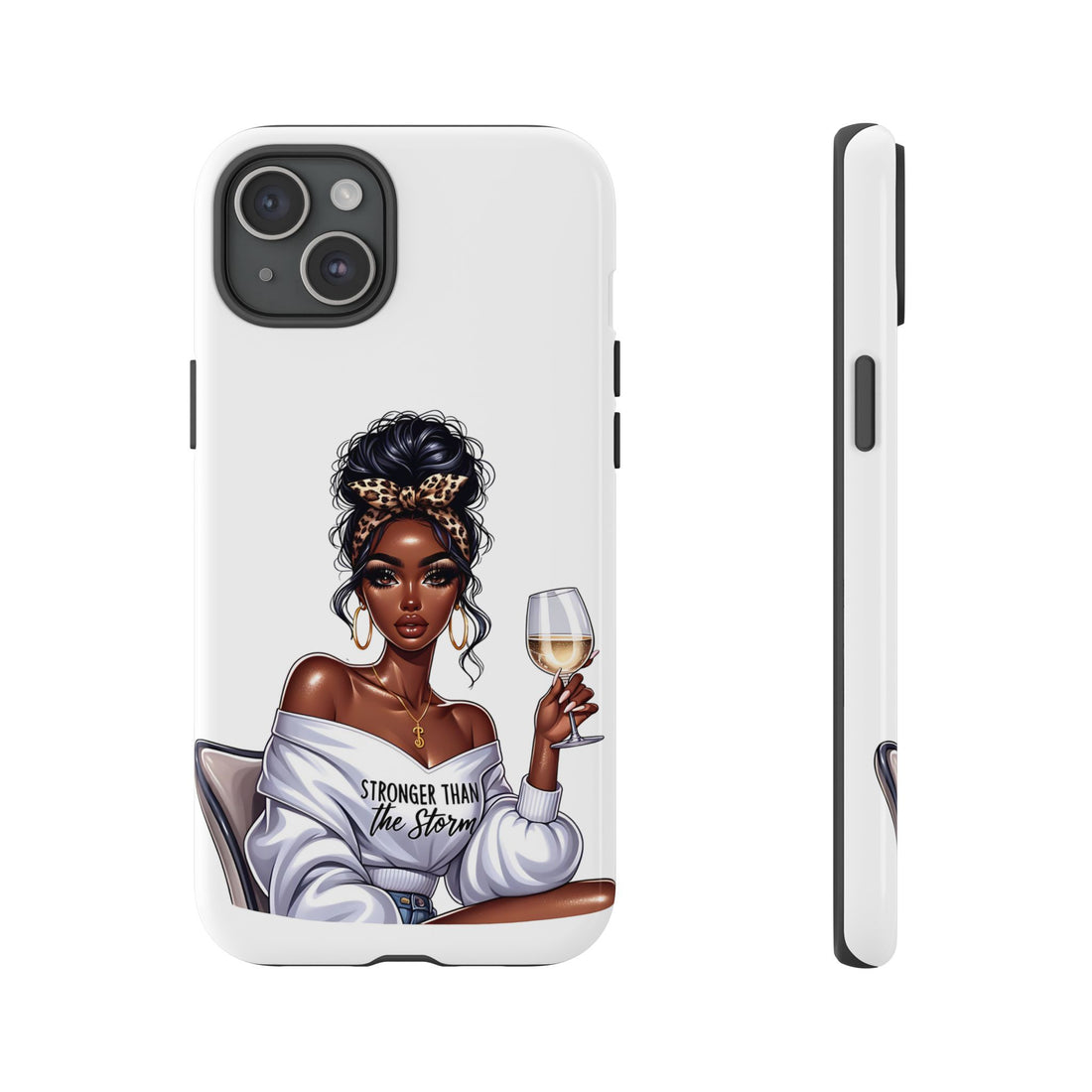 Stronger Than The Storm Phone Case – Chic Strong Woman Design