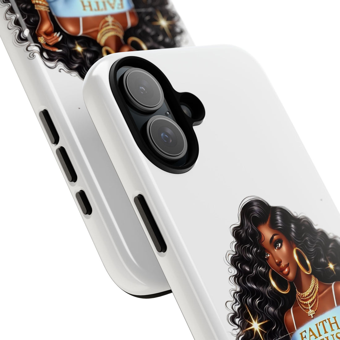 Faith Focus Finesse Phone Case – Chic Strong Woman Design