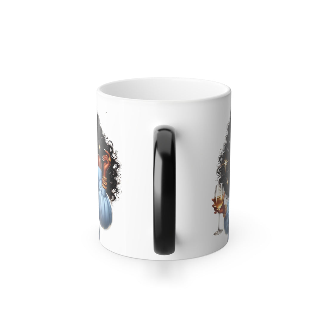 Faith Focus Finesse Elegant Color Morphing Mug