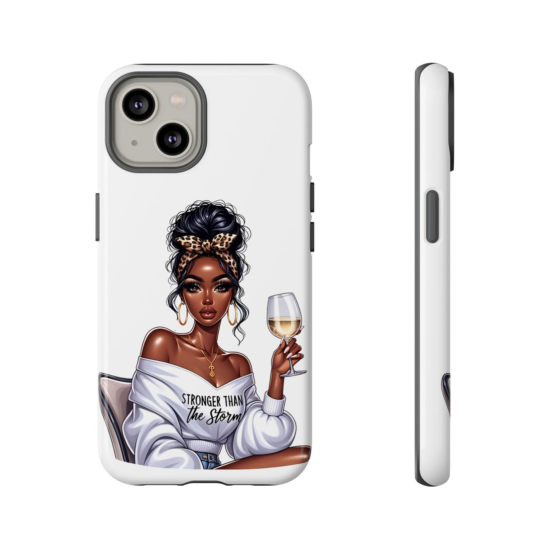 Stronger Than The Storm Phone Case – Chic Strong Woman Design