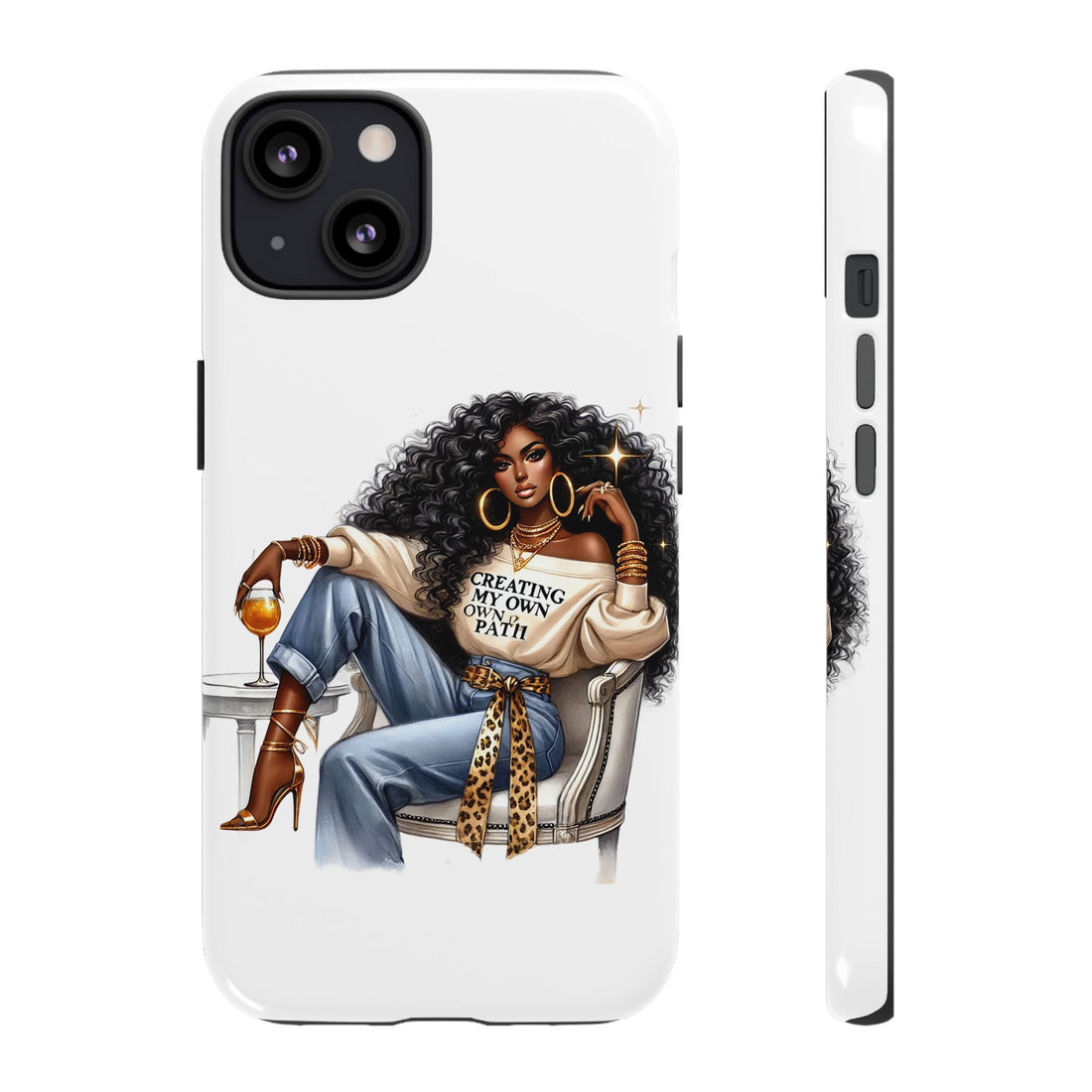 Creating My Own Path Phone Case – Chic Strong Woman Design