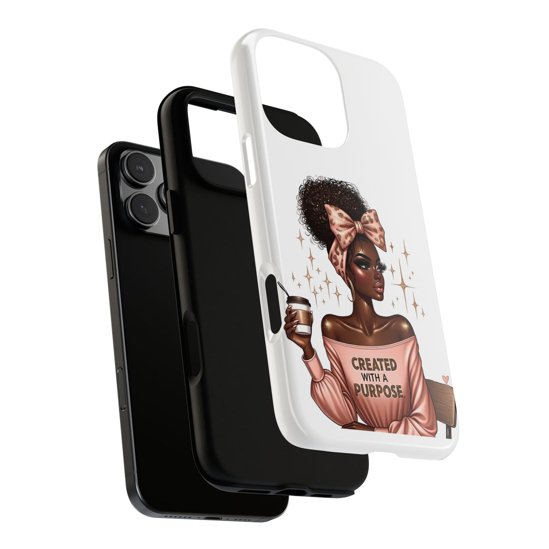 Created With A Purpose Phone Case – Chic Strong Woman Design