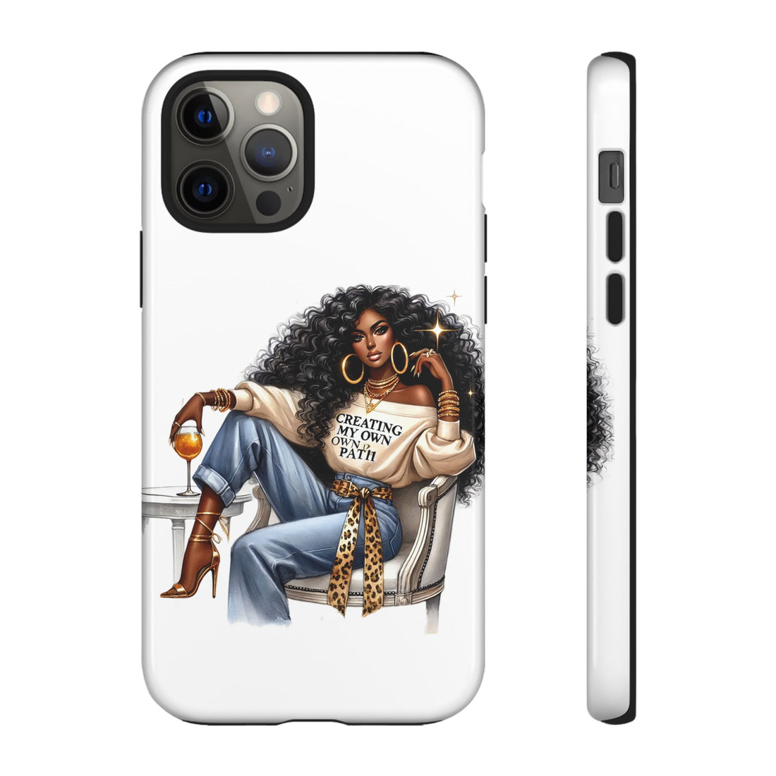 Creating My Own Path Phone Case – Chic Strong Woman Design