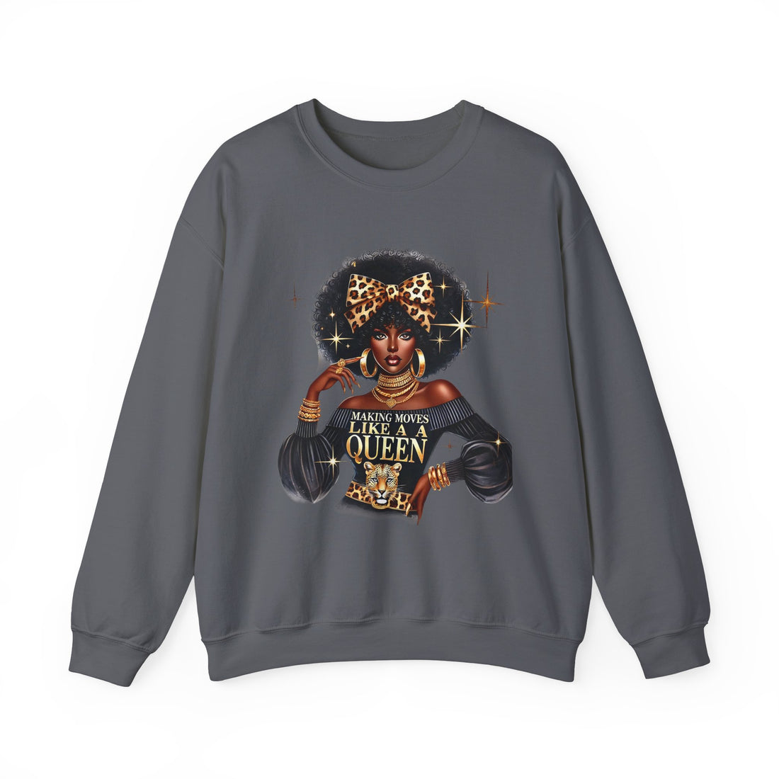 Making Moves Like A Queen Unisex Heavy Blend™ Crewneck Sweatshirt