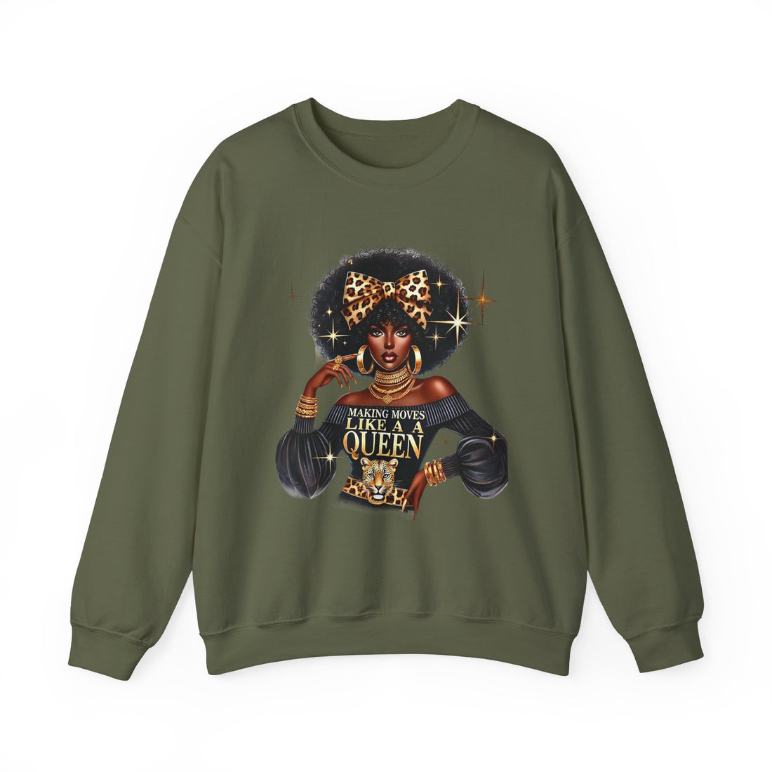 Making Moves Like A Queen Unisex Heavy Blend™ Crewneck Sweatshirt