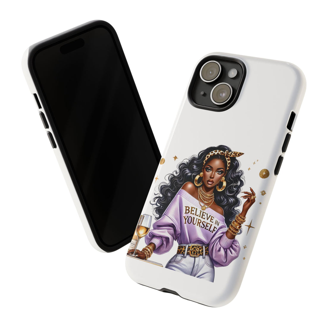 Believe In Yourself Phone Case – Chic Strong Woman Design