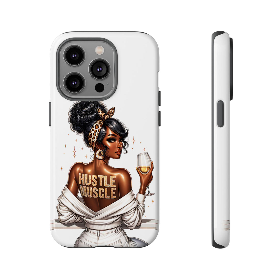 Hustle Muscle Phone Case – Chic Strong Woman Design