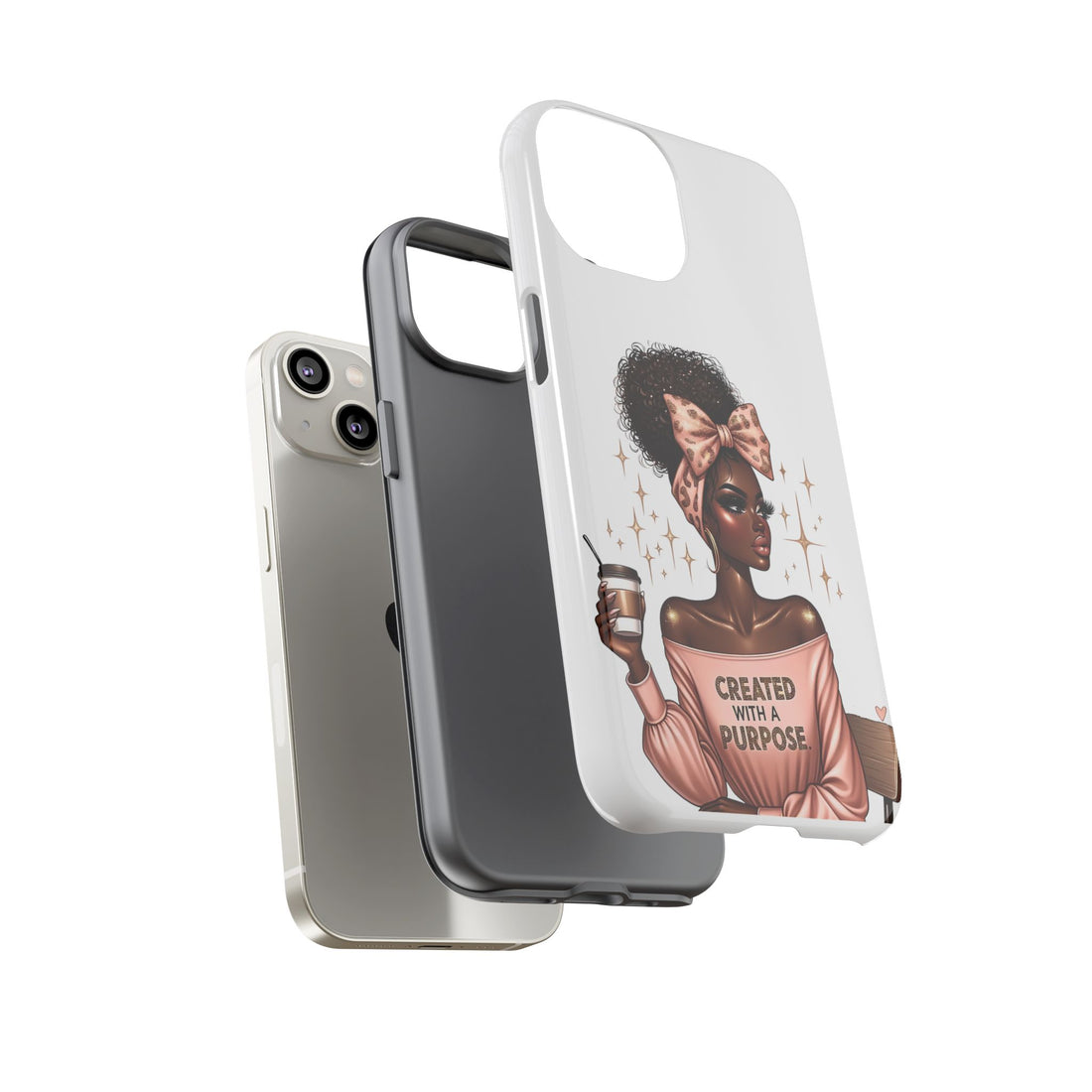 Created With A Purpose Phone Case – Chic Strong Woman Design