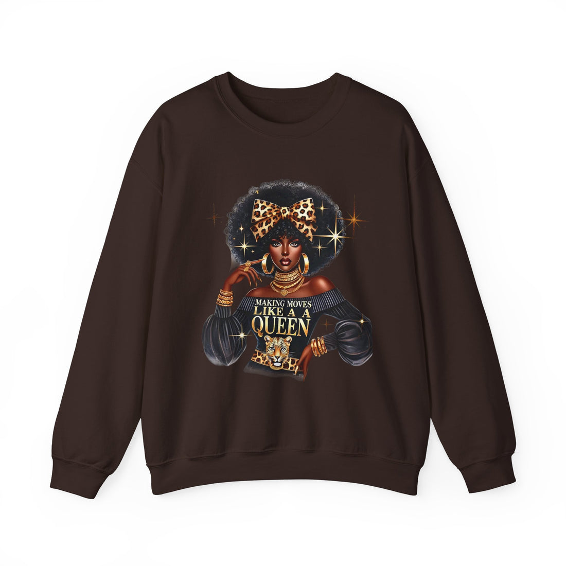 Making Moves Like A Queen Unisex Heavy Blend™ Crewneck Sweatshirt