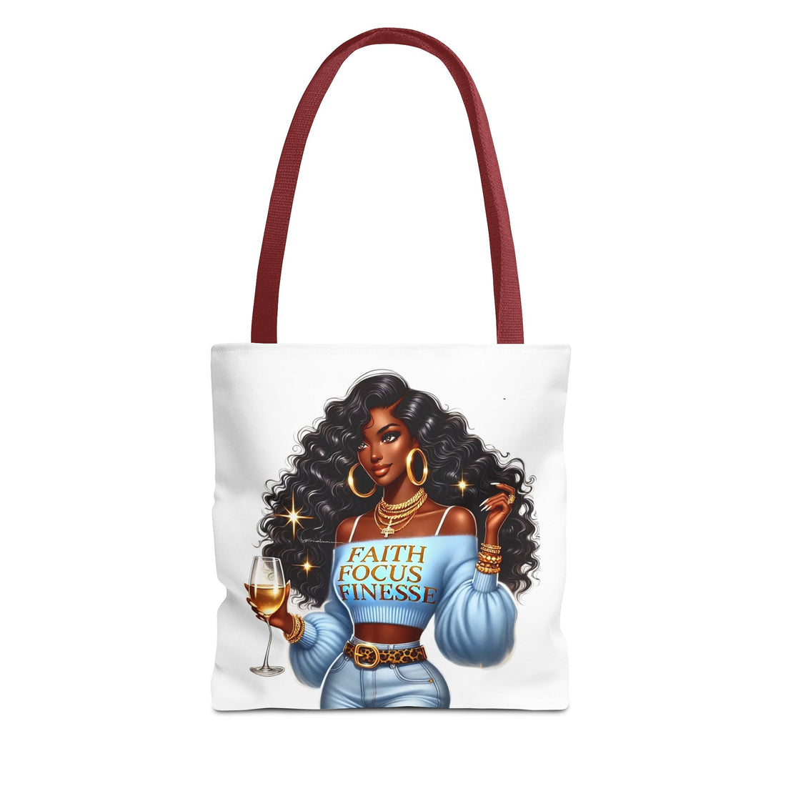 Faith Focus Finesse Tote Bag