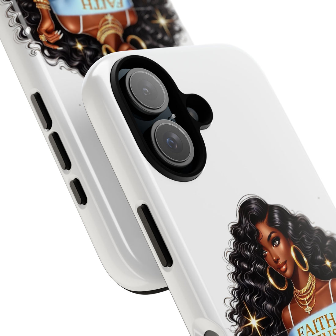 Faith Focus Finesse Phone Case – Chic Strong Woman Design