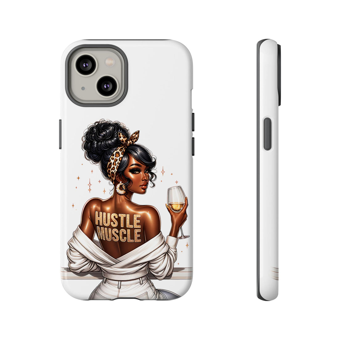 Hustle Muscle Phone Case – Chic Strong Woman Design