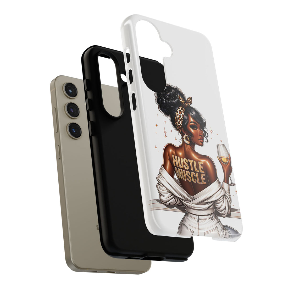 Hustle Muscle Phone Case – Chic Strong Woman Design