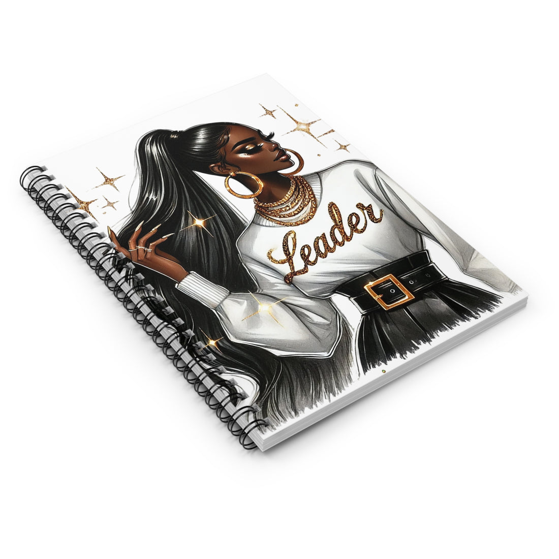 Leader Spiral Notebook - Inspirational Journal for Women