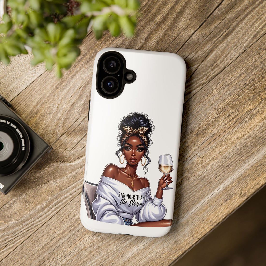 Stronger Than The Storm Phone Case – Chic Strong Woman Design