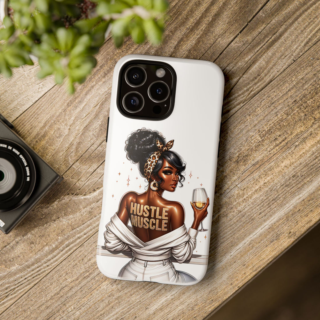 Hustle Muscle Phone Case – Chic Strong Woman Design