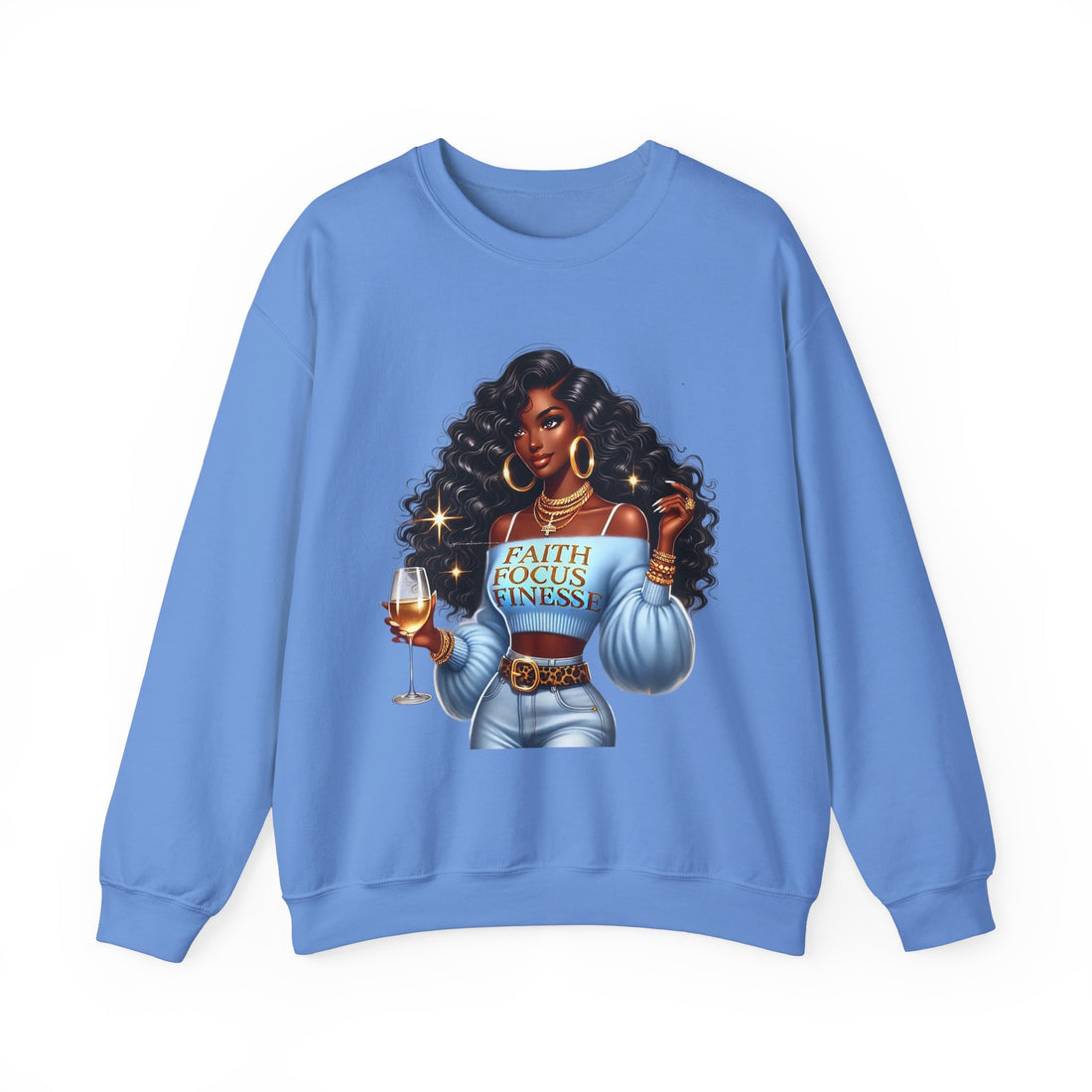 Faith Focus Finesse Unisex Heavy Blend™ Crewneck Sweatshirt