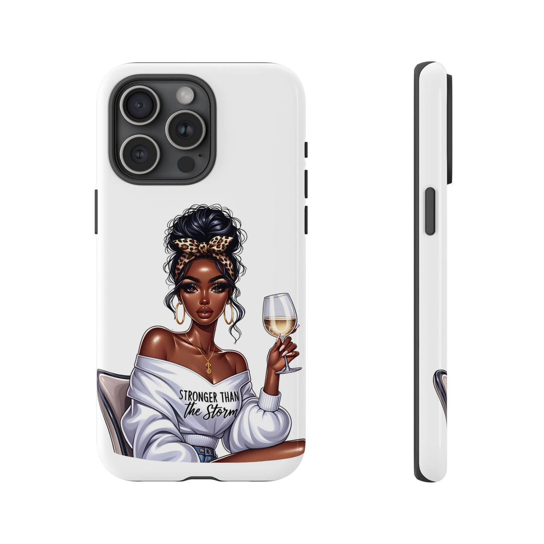 Stronger Than The Storm Phone Case – Chic Strong Woman Design