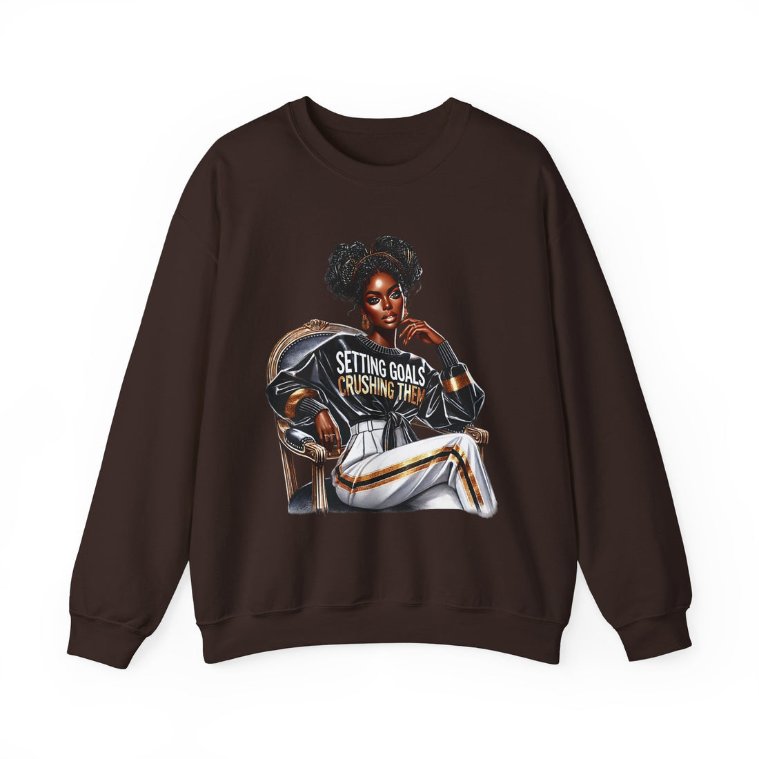 Setting Goals Crushing Them Unisex Heavy Blend™ Crewneck Sweatshirt