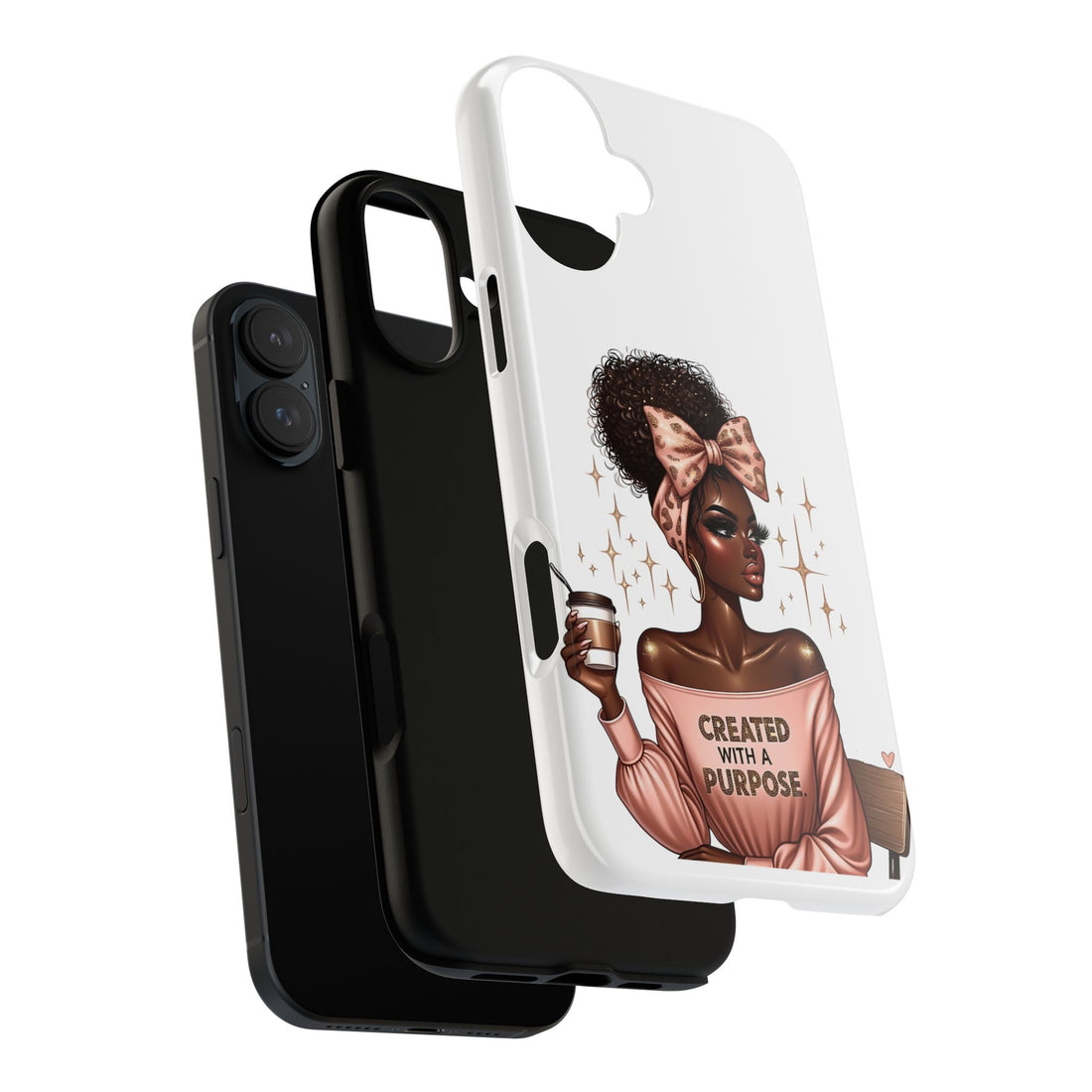 Created With A Purpose Phone Case – Chic Strong Woman Design